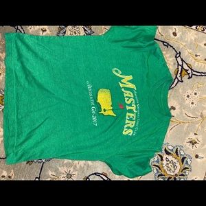 Masters 2017 green tshirt